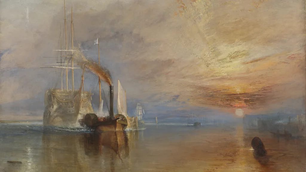 The Fighting Temeraire by JMW Turner