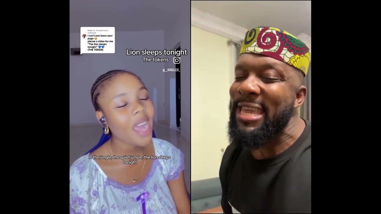 “the lion sleeps tonight” by David Jones David and Kinglex