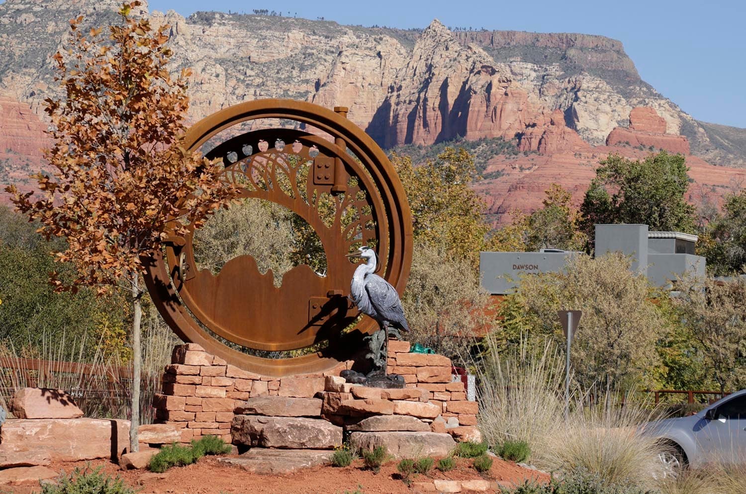 The Open Gate - Sedona sculpture