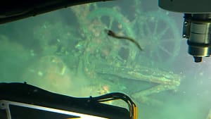 SS Terra Nova's wheel