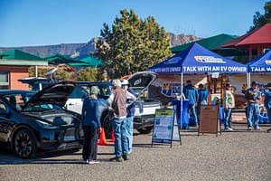 Attendees will have the chance to get behind the wheel and test drive a wide range of the latest electric vehicles.
