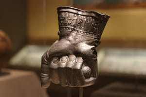 Drinking cup in the shape of a fist, MFA, Boston