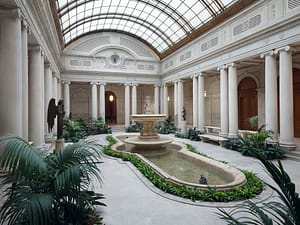 Pool of light … the central sculpture court. Photograph: Joseph Coscia Jr