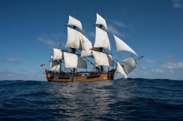 HM Bark Endeavour.
