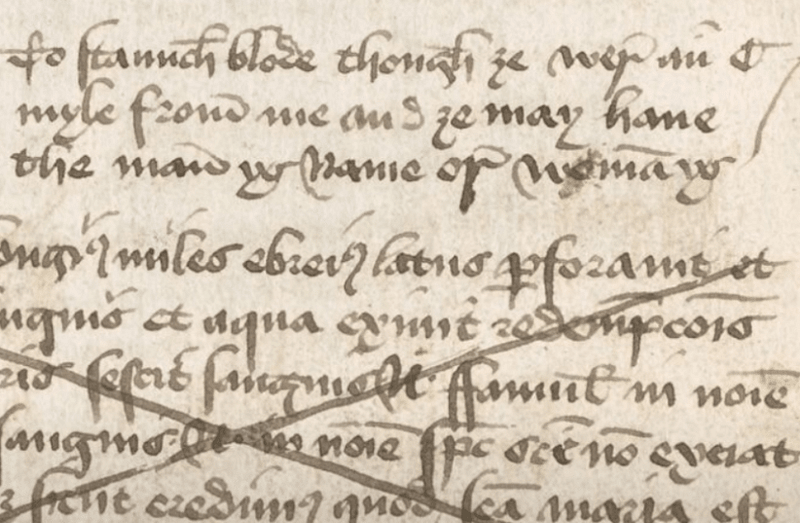 Merlin manuscript - Cambridge University Library