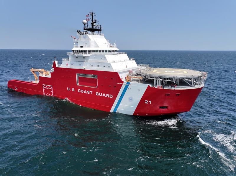 USCGC Storis departs on maiden voyage