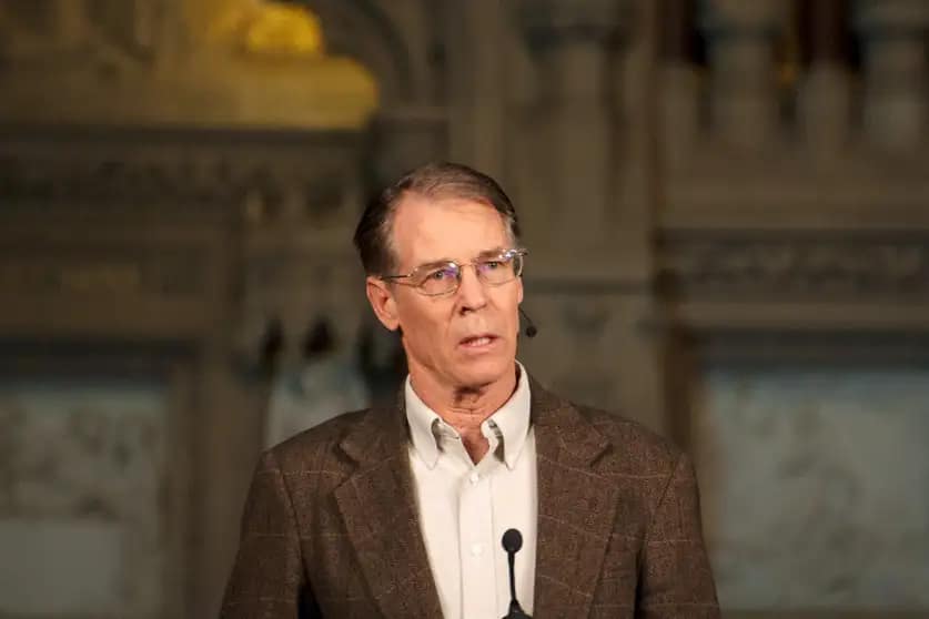 Kim Stanley Robinson, author of Red Mars.